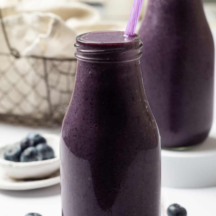 Image for Blueberry Smoothie Recipe (Without Yogurt)