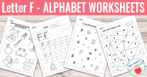Letter F Preschool Worksheets - CrystalandComp.com