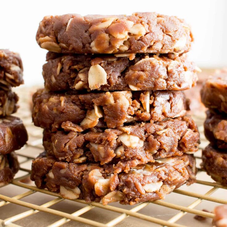 Image for No Bake Chocolate Oatmeal Cookies (Healthy)