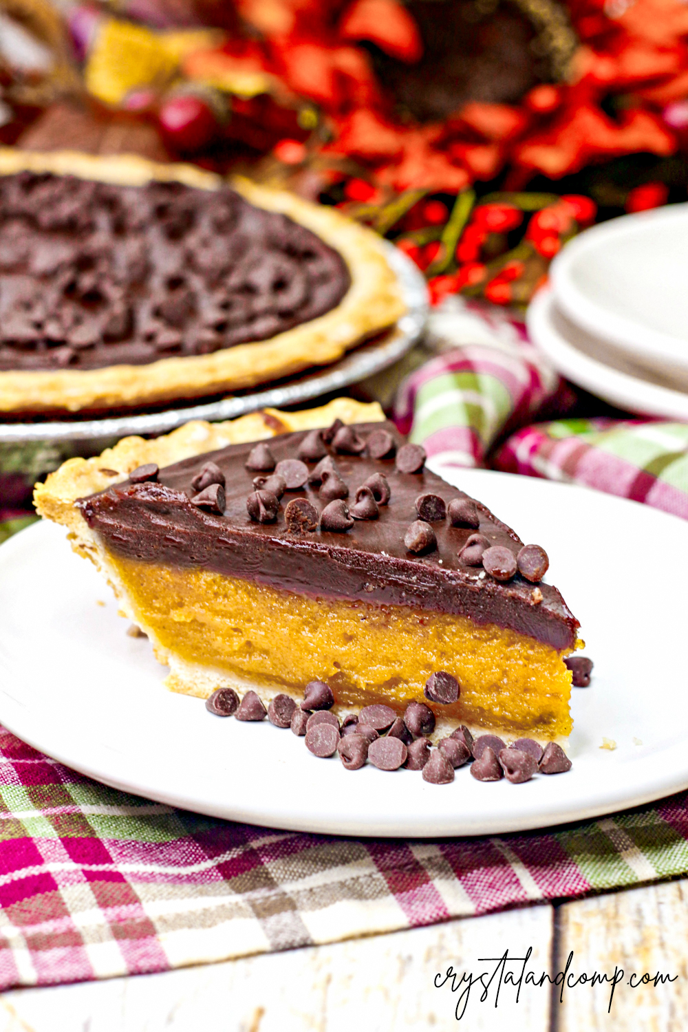 Sweet Potato Chocolate Pie crust