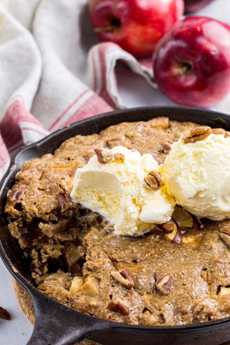 Image for Apple Pecan Skillet Brownie