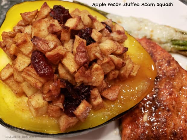 Image for Apple Pecan Stuffed Acorn Squash