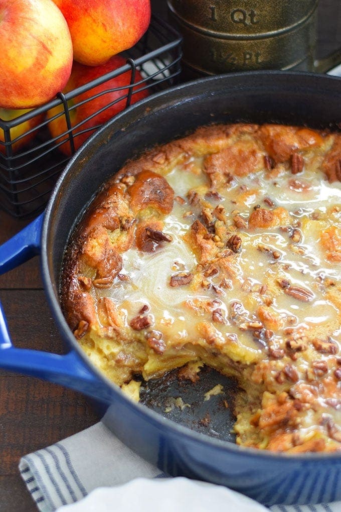 Image for Bourbon Apple Pecan Bread Pudding