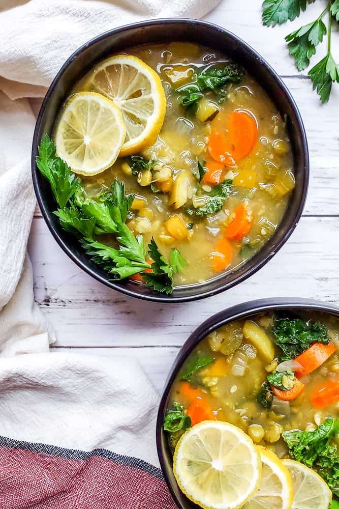 Image for Crockpot Vegan Lentil Soup Recipe