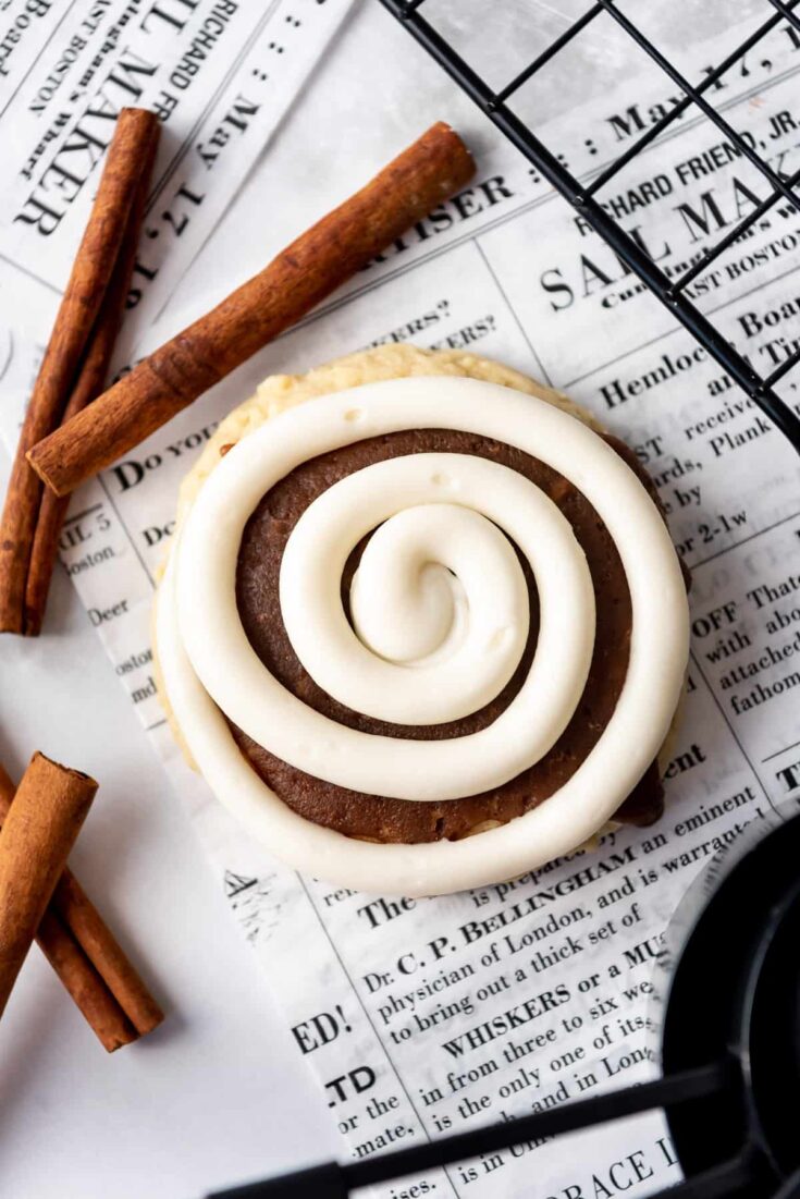 Image for Copycat Crumbl Cinnamon Swirl Cookies