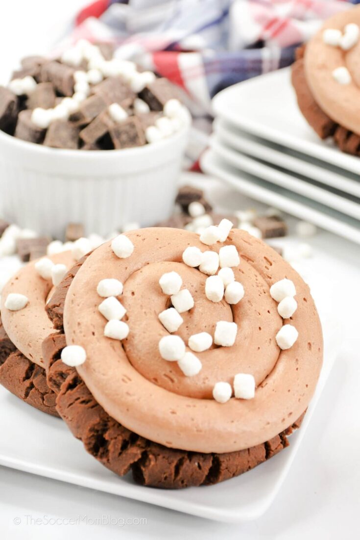 Image for Frozen Hot Chocolate Cookies (Crumbl Copycat)