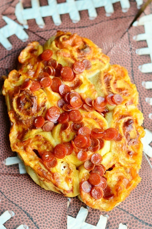 Image for Football Pizza Pinwheels