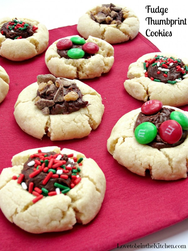 Image for Fudge Thumbprint Cookies - Love to be in the Kitchen