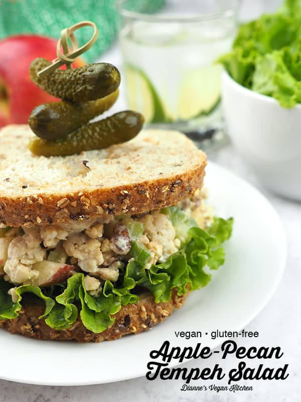 Image for Apple-Pecan Tempeh Salad