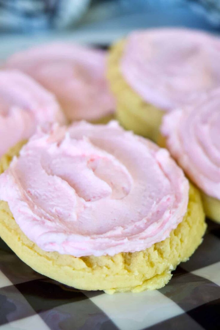 Image for Crumbl Pink Sugar Cookies Recipe (Copycat)