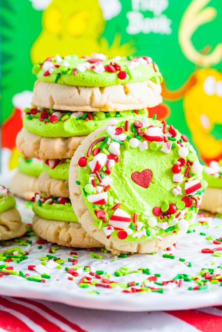 Image for Grinch Crumbl Christmas Sugar Cookies