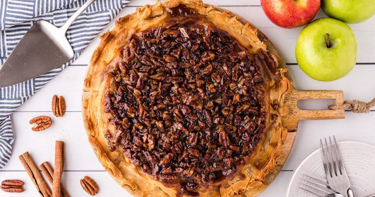 Image for Upside-down Apple Pecan Pie