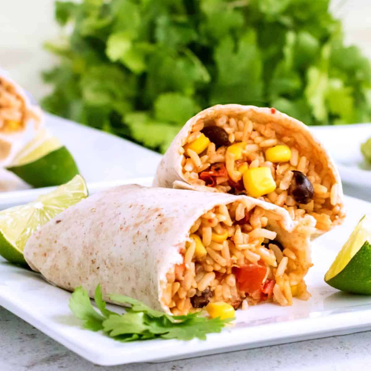 Image for Slow Cooker Black Bean Burritos Recipe