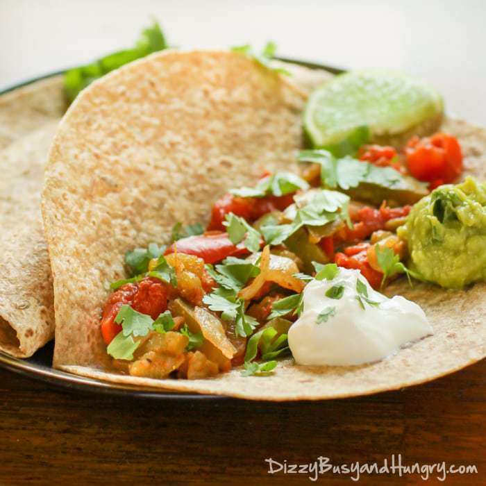 Image for Slow Cooker Veggie Fajitas