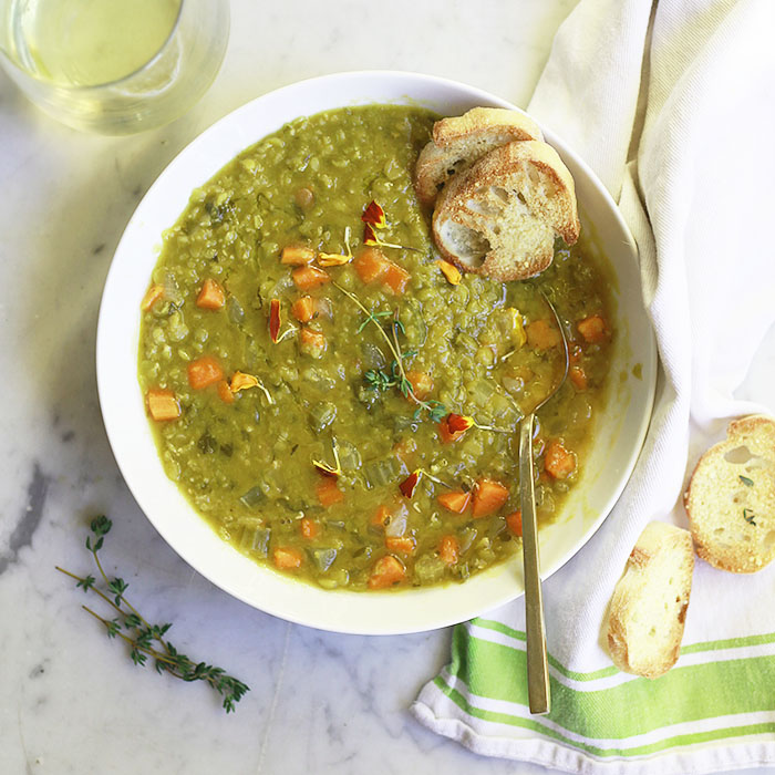 Image for Vegetarian Slow Cooker Split Pea Soup