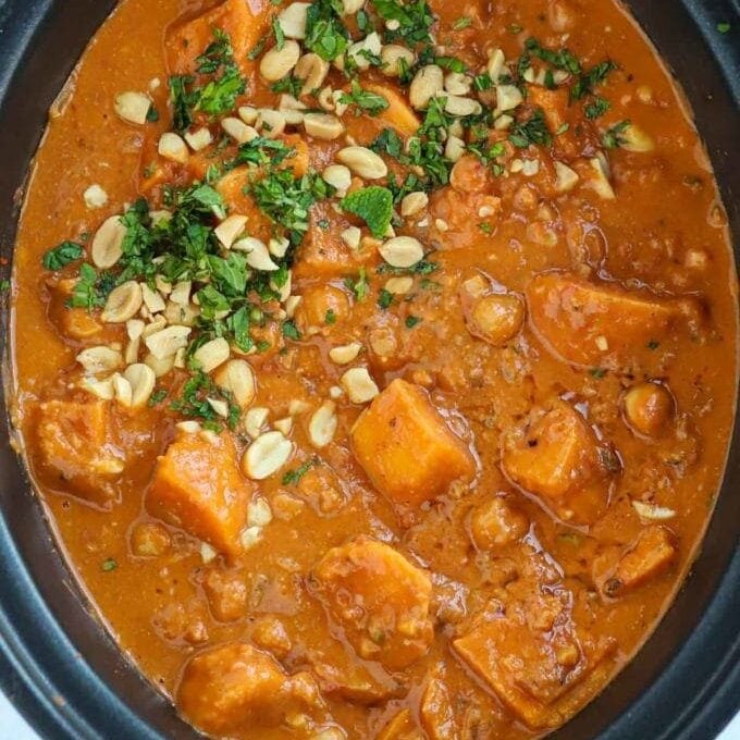 Image for Sweet Potato & Peanut Butter Slow Cooker Vegan Stew