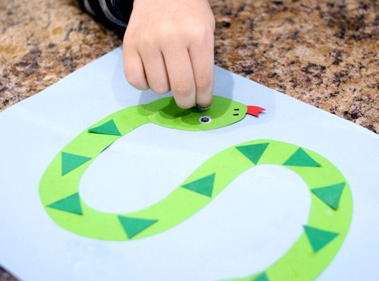Image for Printable Letter S Craft - S is for Snake (FREE Download)