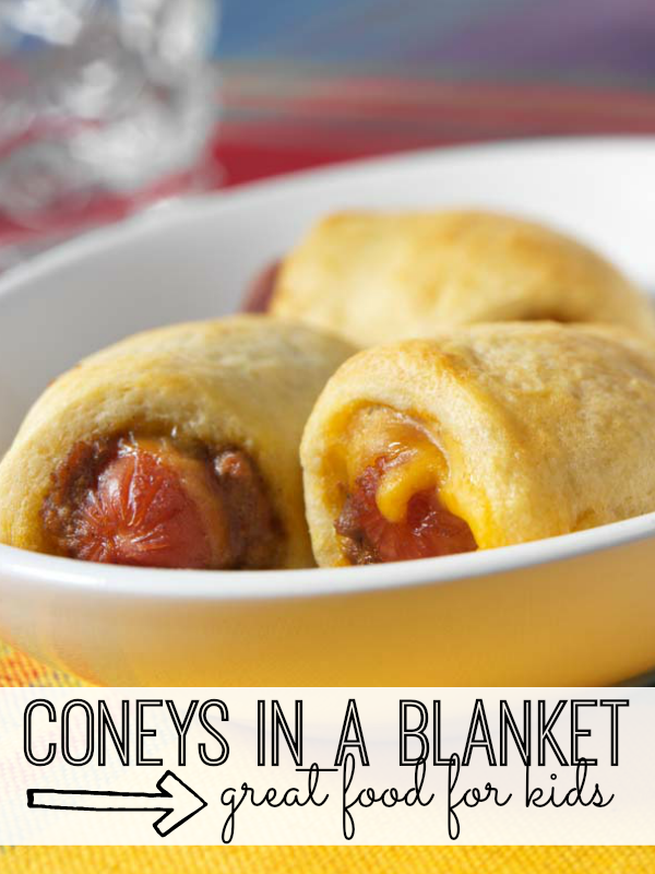 Image for Coneys in a Blanket Recipe for Kids