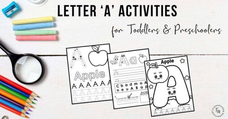 Image for Fun Letter 'A' Activities for Toddlers!