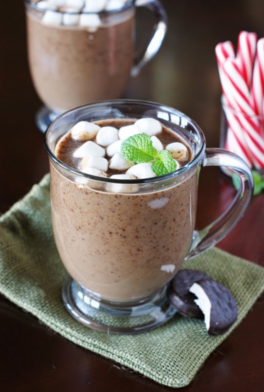 Image for Peppermint Hot Chocolate {Made with Peppermint Patties}