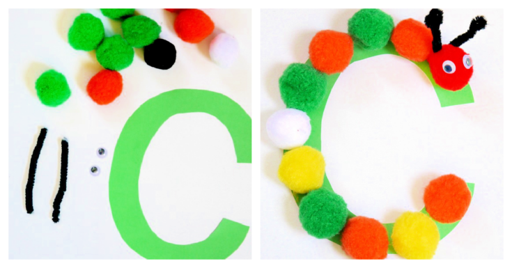 Image for Letter C Craft- C is for Caterpillar Preschool Craft