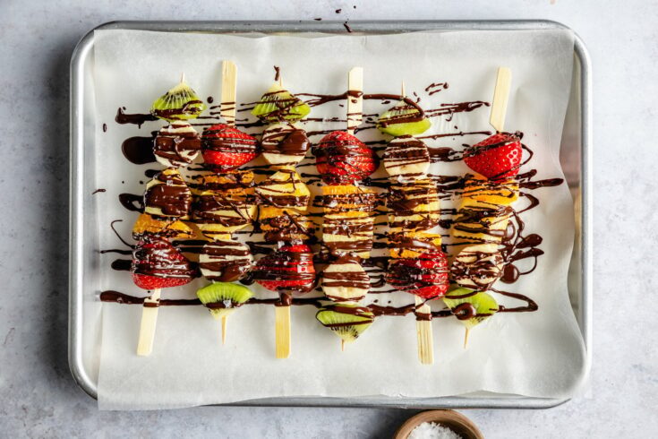 Image for Rainbow Fruit Skewers | Ambitious Kitchen