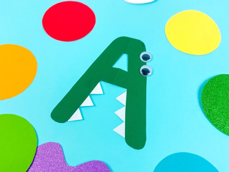 Image for Letter A Alligator Craft