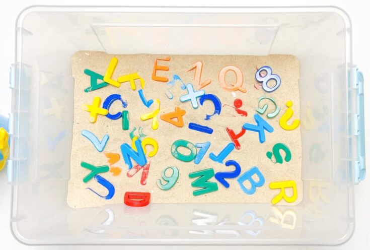 Image for Easy Alphabet Sensory Bin for Toddlers