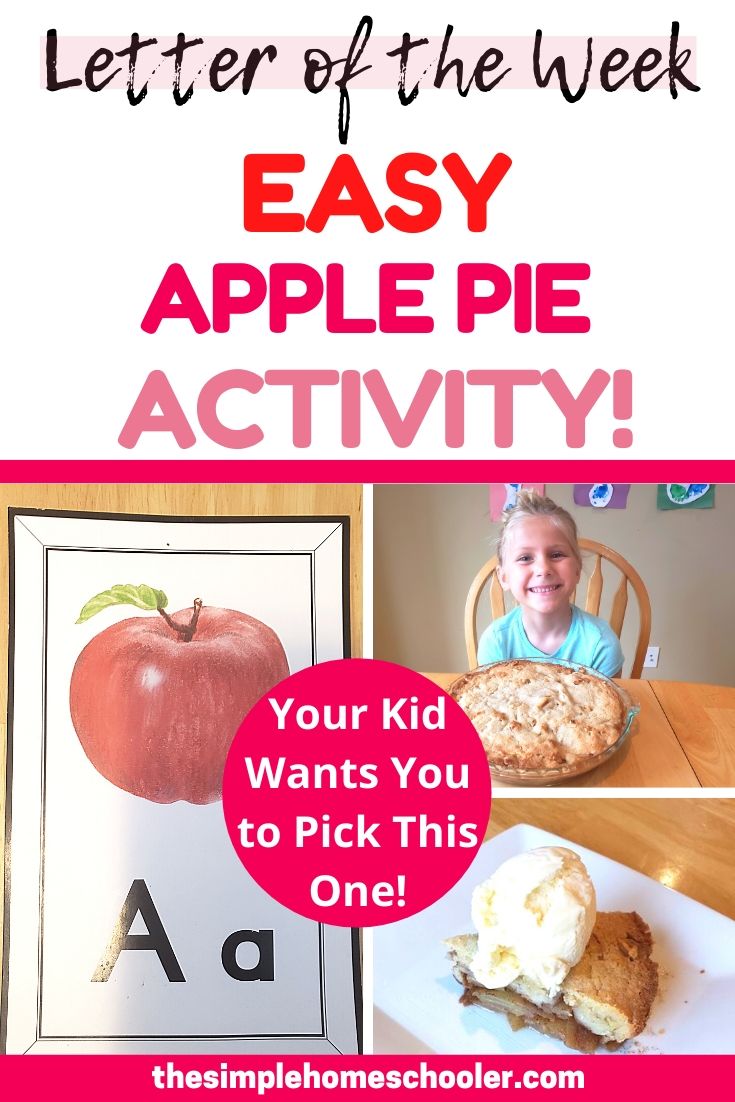 Image for Letter of the Week A: Easy Apple Pie!