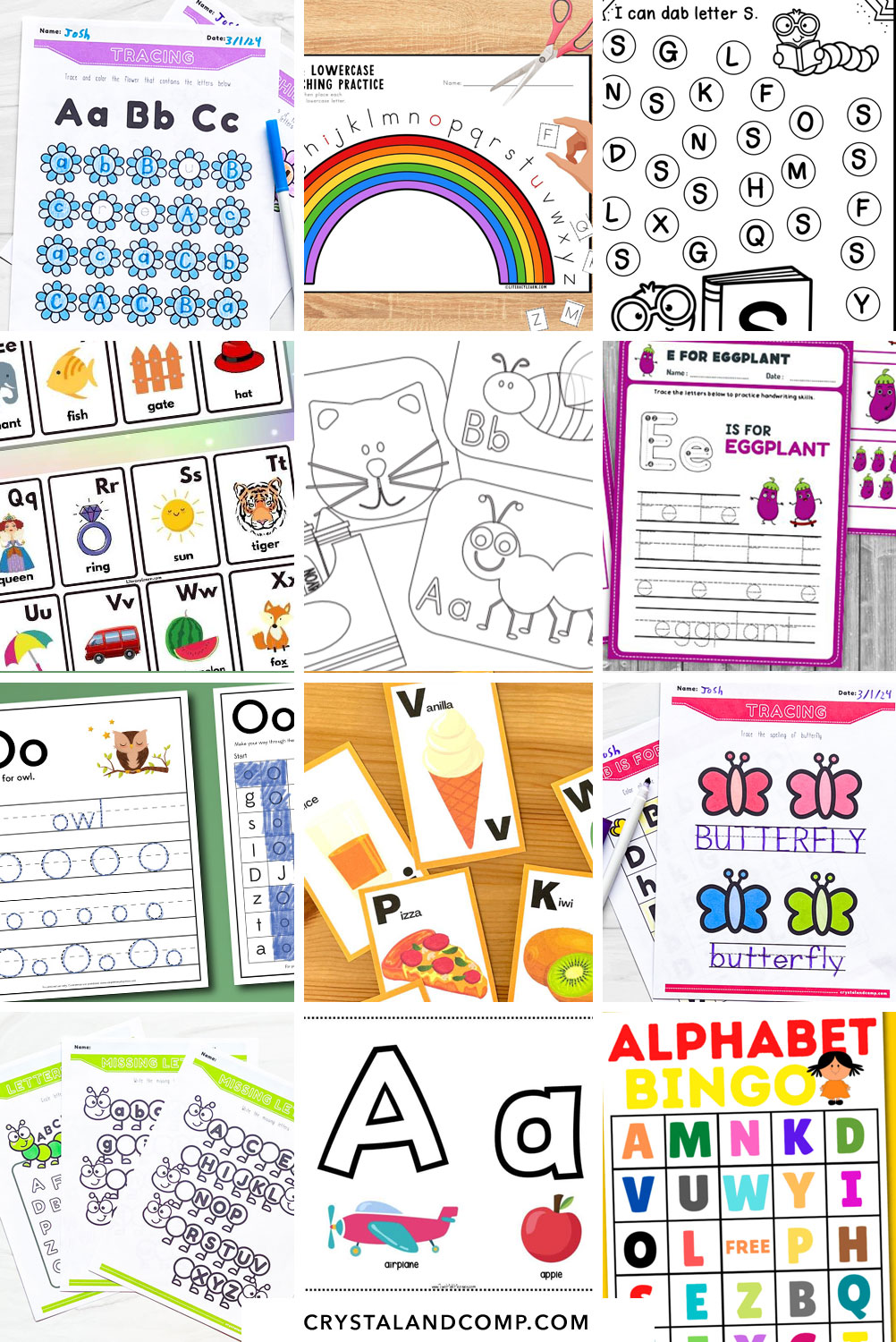 printable alphabet activities for 3 year olds