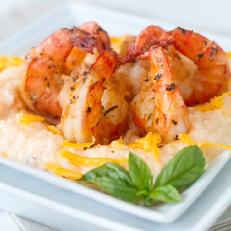 Image for Slow Cooker Cheesy Grits and Shrimp
