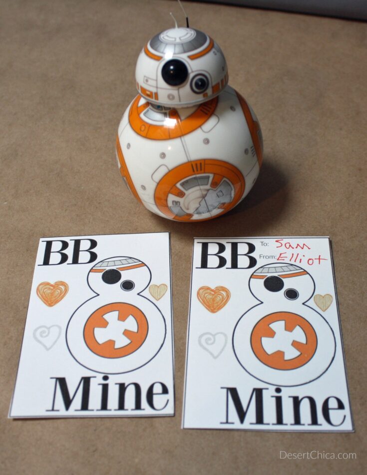 Image for Free Star Wars BB-8 Valentines