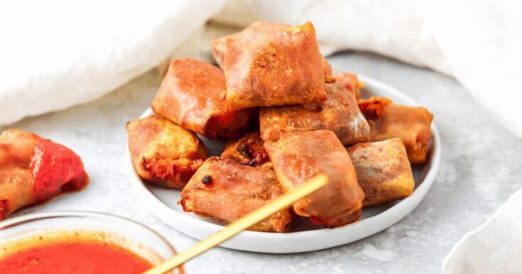 Image for Easy Air Fryer Pizza Rolls