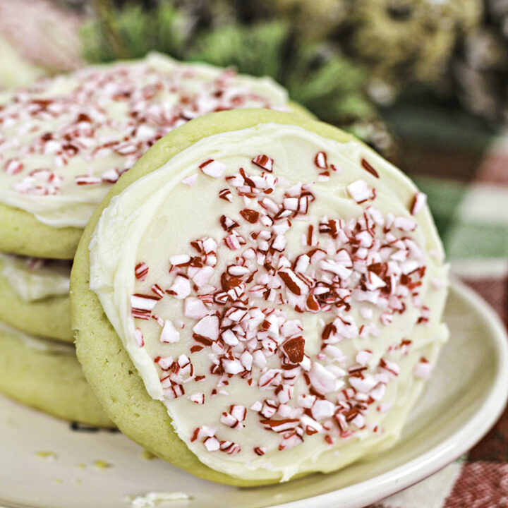 Frosted Peppermint Sugar Cookie Recipe