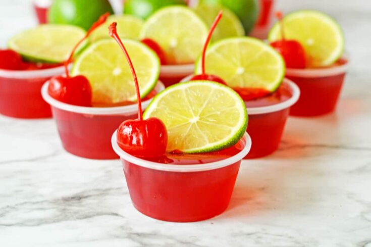 Image for Cherry Limeade Jello Shots