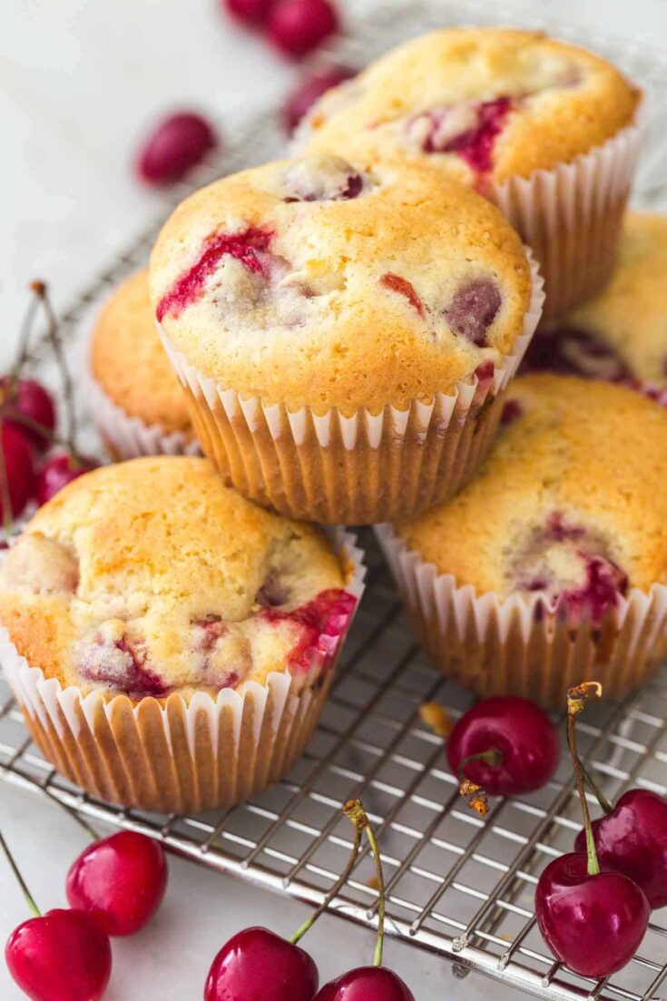 Image for Fresh Cherry Muffins Recipe