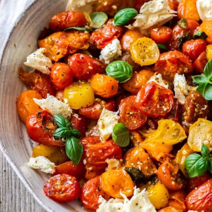 Image for Roasted Cherry Tomato Caprese Salad