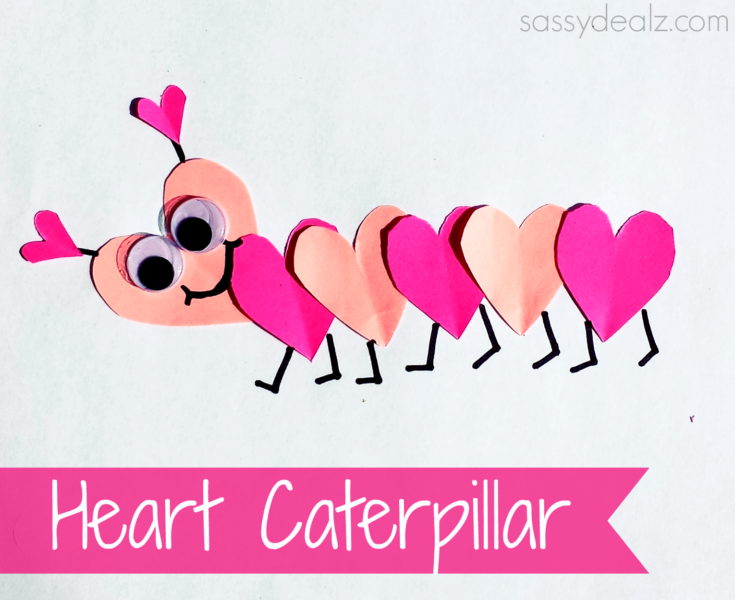 Image for Valentine's Day Heart Caterpillar Craft