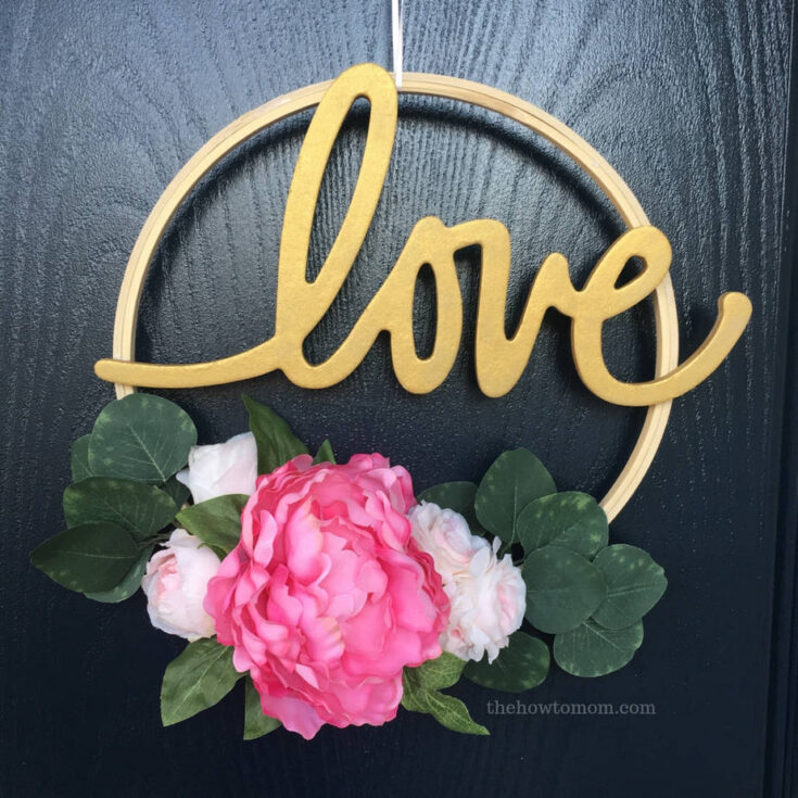 Image for Valentine’s Day Hoop Wreath