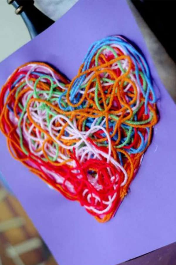 Image for Simple Textured Yarn Heart 